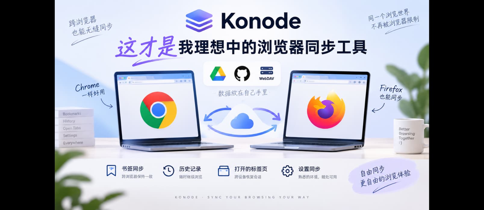 Konode – 这才是我理想中的浏览器同步工具 1