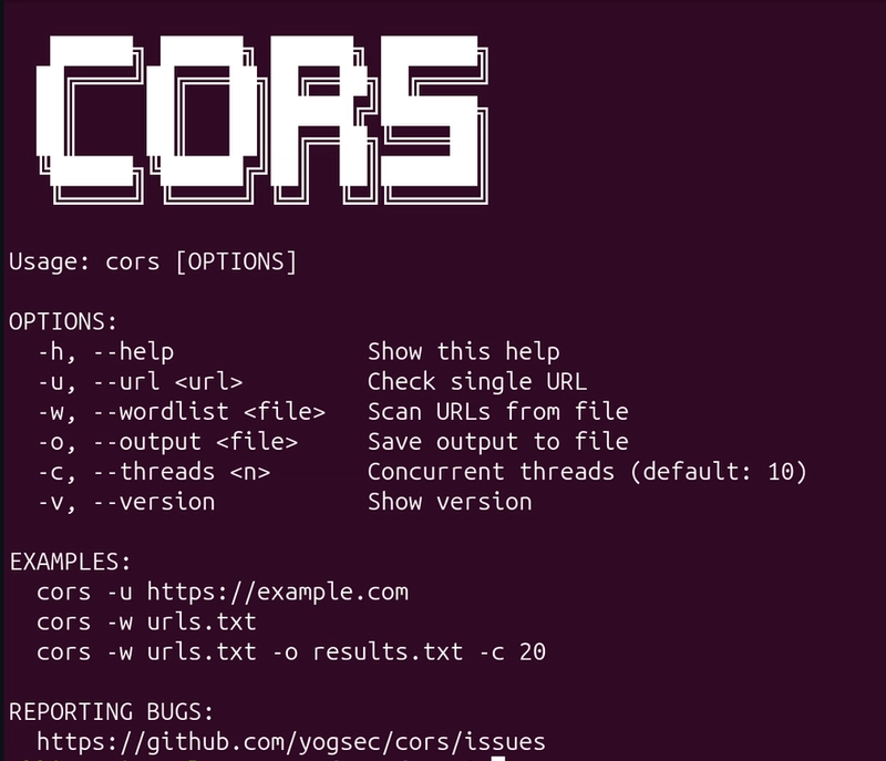 CORS 错配置扫描器:一个强大的网络安全测试工具